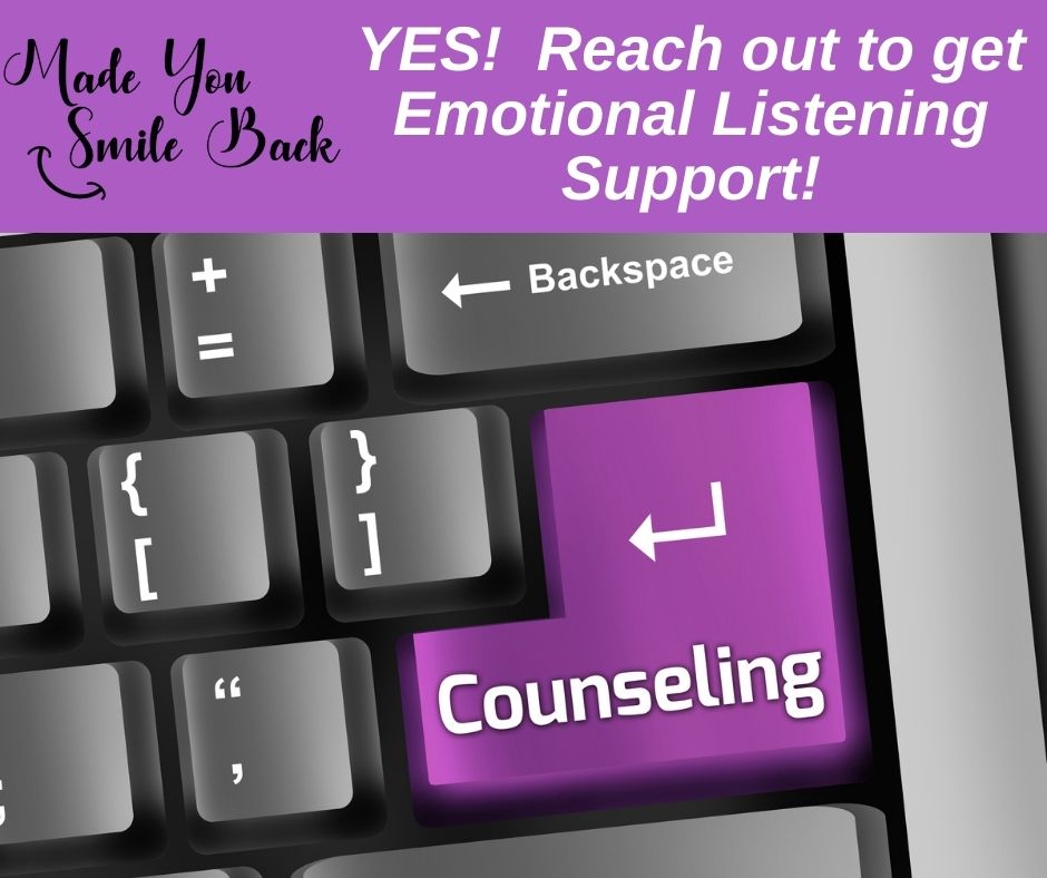 Image of a Laptop Keyboard with the word, Counseling' on the Return Key - HELP! I Just Want Someone to Listen to Me! by Made You Smile Back