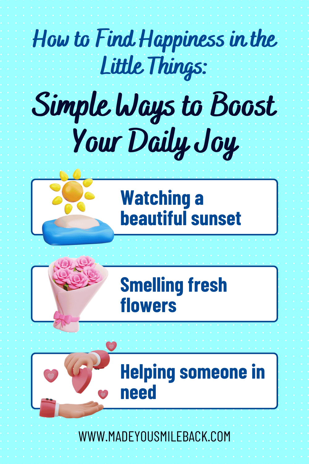 How to Find Happiness in the Little Things