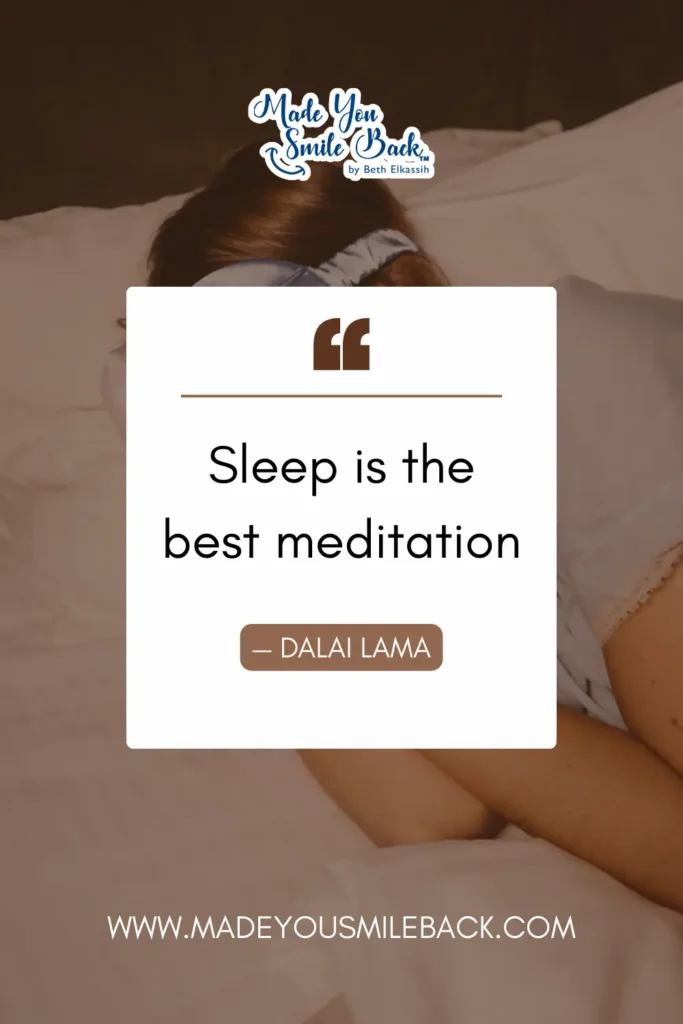 25 Good Night Quotes For Peaceful Rest And Inspiration &Raquo; Sleep Is The Best Meditation. — Dalai Lama 1