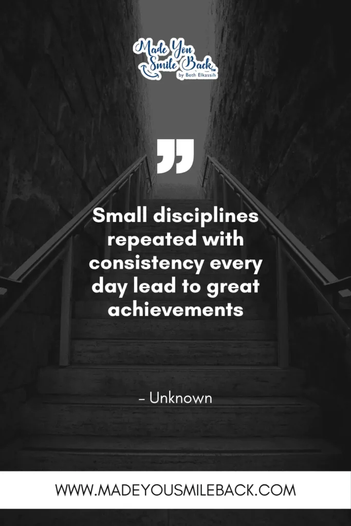 25 Consistency Quotes To Build Discipline And Achieve Long-Term Success &Raquo; Small Disciplines Repeated With Consistency Every Day Lead To Great Achievements. – Unknown