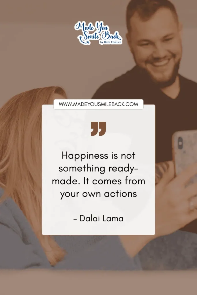 25 Top Short Meaningful Quotes To Brighten Your Day &Raquo; Happiness Is Not Something Ready Made. It Comes From Your Own Actions. – Dalai Lama