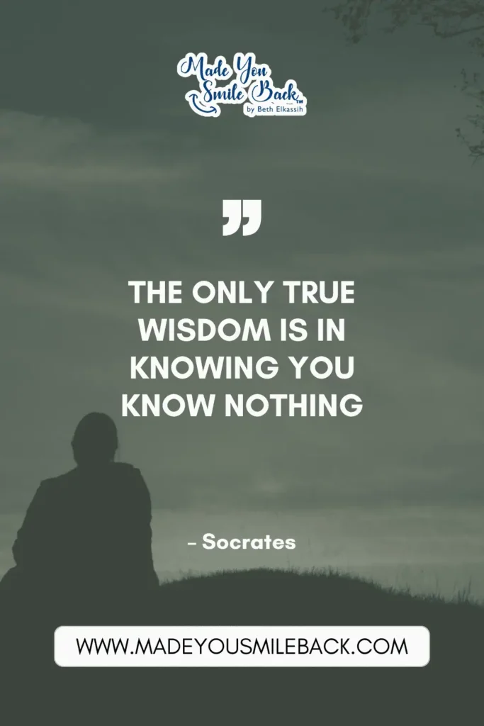 25 Top Short Meaningful Quotes To Brighten Your Day &Raquo; The Only True Wisdom Is In Knowing You Know Nothing. – Socrates